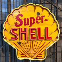 Cartel Neon led Shell en internet