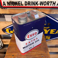 Lata 1 galón Esso Extra - Antique Carteles