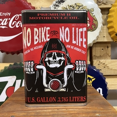 Lata de 1 Galón No Bike No Life - comprar online