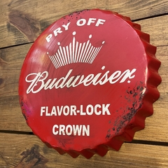 Chapita Budweiser rojo