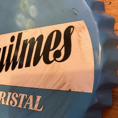 Chapita Quilmes celeste - comprar online