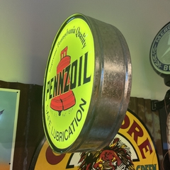 Cartel luminoso Pennzoil doble cara con soporte - comprar online