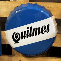 Chapita Quilmes tipo esmaltada