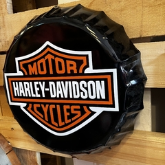 Chapita Harley Davidson tipo esmaltada - comprar online