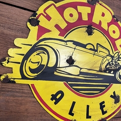 Cartel de chapa Alley Hot Rod - comprar online