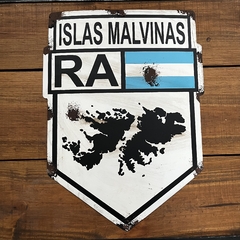 Cartel de chapa Islas Malvinas