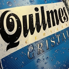 Cartel Litografiado Quilmes 80x70 vertical - comprar online