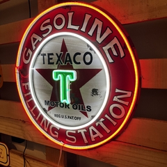 Cartel Neon led Texaco - comprar online
