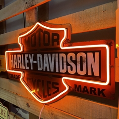 Cartel Neon led Harley logo - comprar online