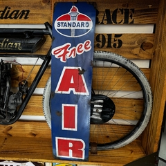 Cartel de chapa Standar Air vertical