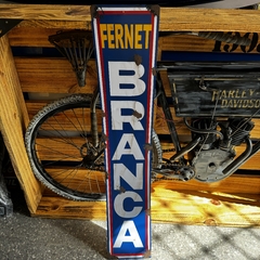 Cartel de chapa Fernet vertical