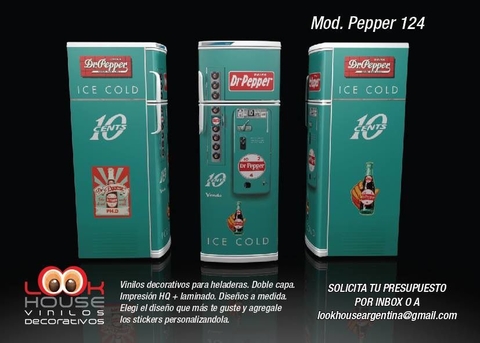 Vinilo para Heladeras PePeer 124 a medida (demora 10 dias)
