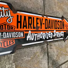 Cartel de chapa Flecha Harley - comprar online