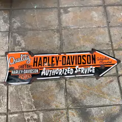 Cartel de chapa Flecha Harley