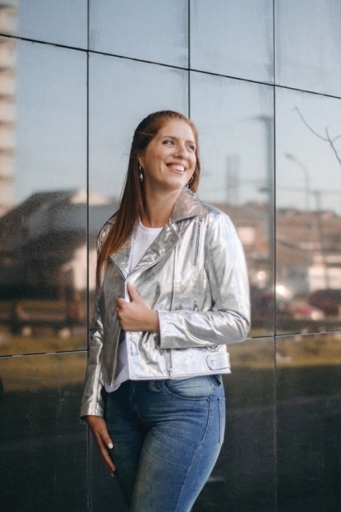 CAMPERA JULIA SILVER