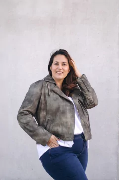 CAMPERA JULIA NIEBLA - comprar online