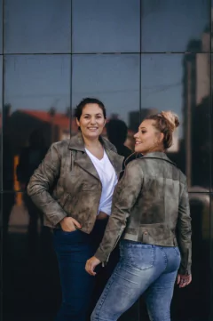 CAMPERA JULIA NIEBLA - tienda online