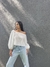 Blusa Tina white - tienda online