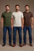 Kit 3 Camisetas Masculinas Com Bordado Cavalinho 100% Algodão + Brinde - Puro Sangue - comprar online