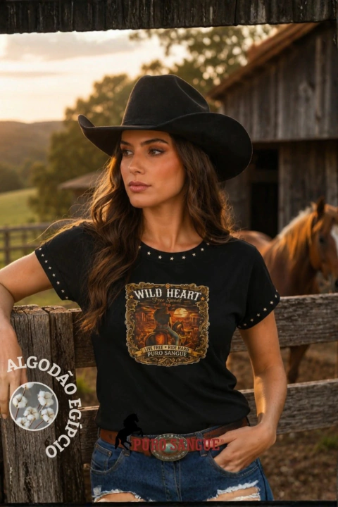 Blusa Golden Spirit Algodão Egípcio - Puro Sangue