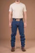Kit 2 Calças Masculinas Jeans com elastano pesponto triplo - Puro Sangue - Puro Sangue