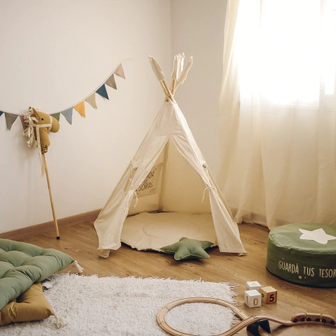 COMBO DE CARPITA NATURAL + ALFOMBRA NATURAL