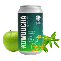 KOMBUCHA de Manzana Verde y Cedrón x 354ml
