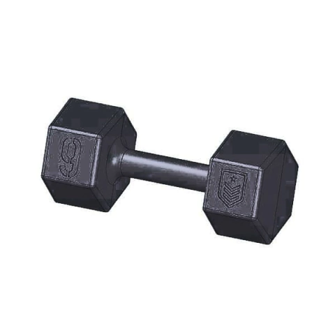 Mancuerna de hierro 9 Kg