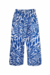 Pantalon flowers azul - comprar online