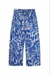 Pantalon flowers azul