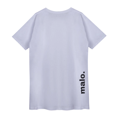 Remera oversize malo blanco