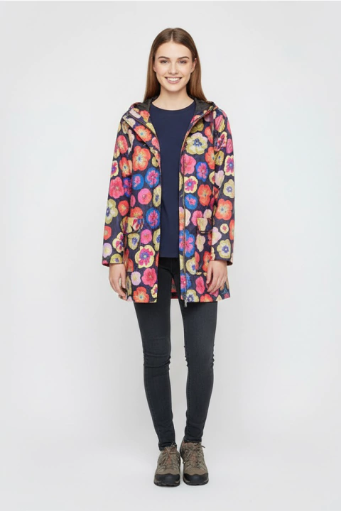 Piloto para lluvia New York Rosa multicolor - comprar online