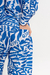 Pantalon flowers azul - tienda online