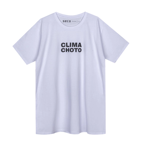 Remera oversize clima choto blanco en internet