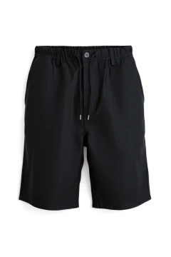 Bermuda Jogger de Jean Elstizada Negra - comprar online