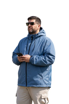 Campera rompeviento impermeable Bobbio - tienda online