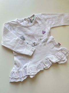 Remera ml blanca carita owoko 6-9 (139)