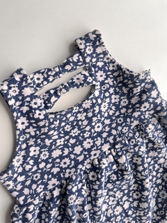 Vestido mc azul floreado cheeky 6m (118) en internet