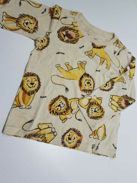Remera ml leones beige poim 2a(106) - comprar online