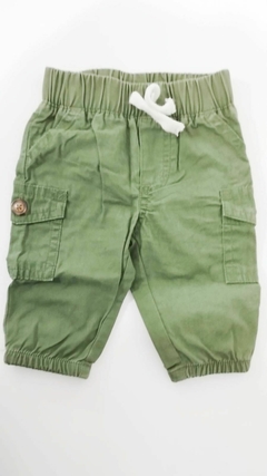 Pantalon cargo verde finito carters 3m(249)