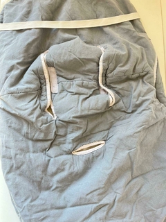 Bolsa de dormir gris con peluche pio(270)