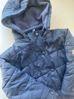 Campera azul inflable capucha baby cottons 3a(283) - comprar online