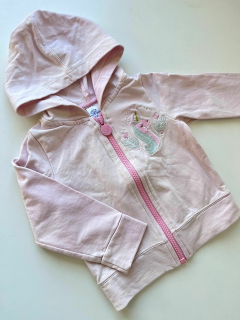 Campera rustica rosa claro unicornio broer 12-18m(225)