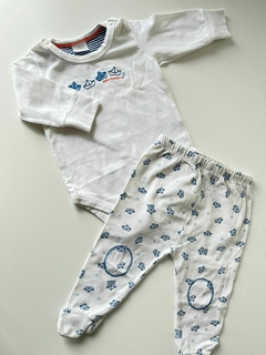 Conjunto body +pantalón barquitos mimo 3m(230)