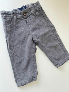 Pantalon de vestir azul babycottons 12m(281)