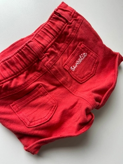 Short rojo algodon cartes 6m(255) - comprar online