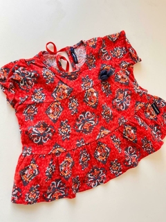 Camisola mc roja dibujos Mimo 9m(139)