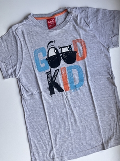 Remera gris "good kids" mc Grisino 9-10a(176) - comprar online