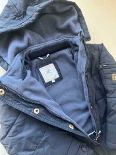 Campera azul inflable capucha baby cottons 3a(283) en internet
