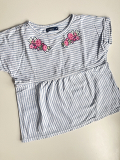 Remera mc blanca y celeste Mimo t6a(176)2da seleccion